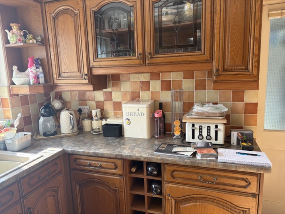 Judith&rsquo;s kitchen in Worcester &mdash; before 2