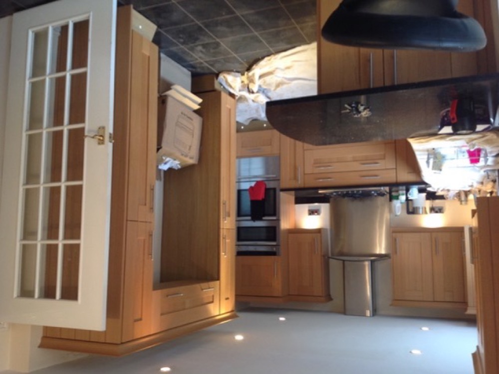 Theresa&rsquo;s kitchen in Worcester &mdash; before 1