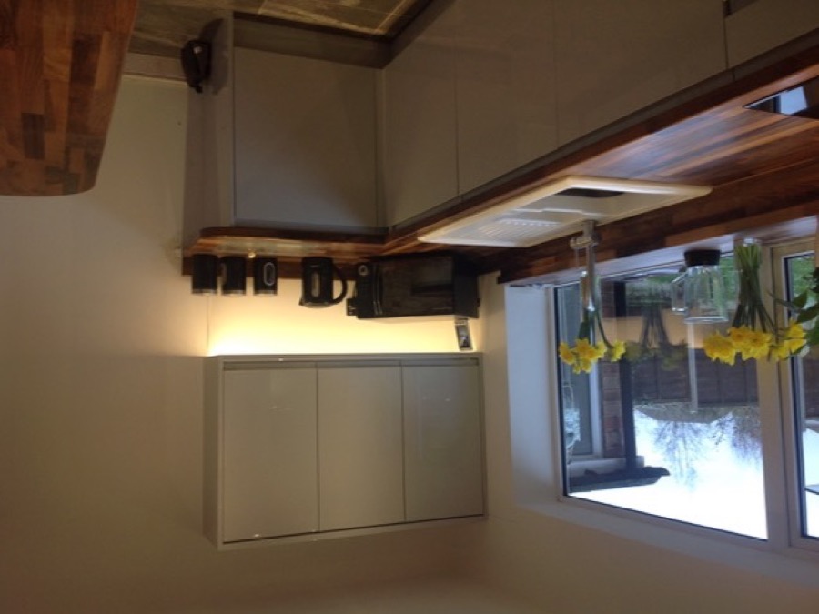 Finished kitchen makeover in Worcester