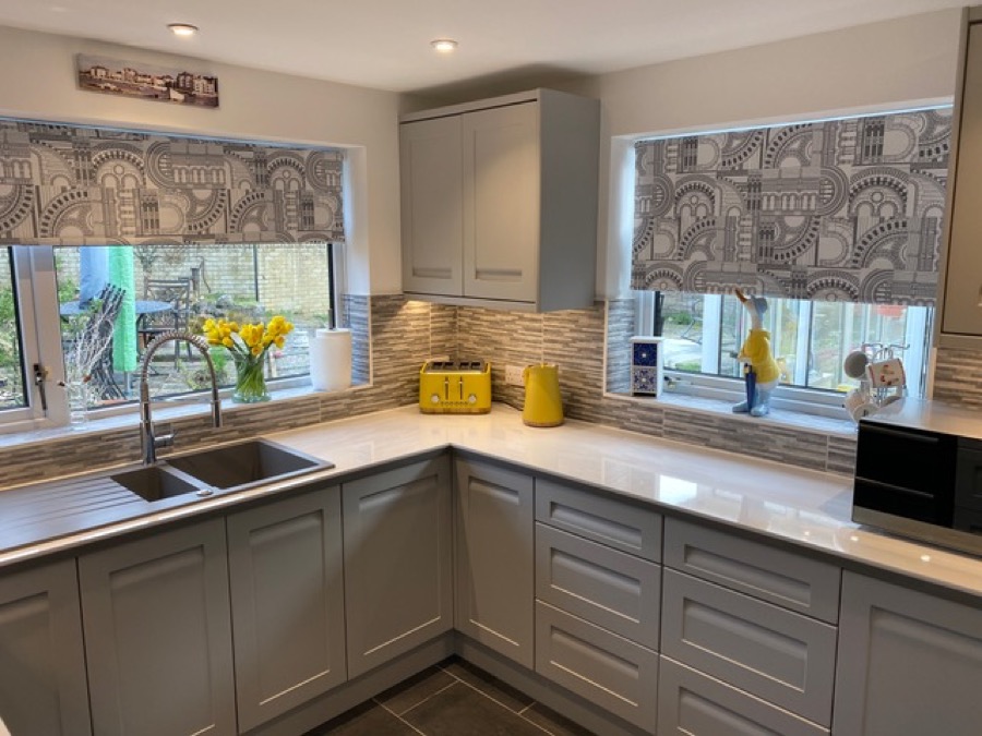 Finished kitchen makeover in Evesham