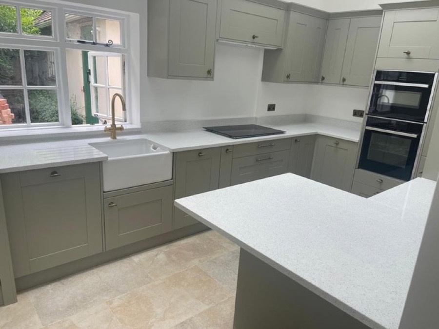 Finished kitchen makeover in Malvern