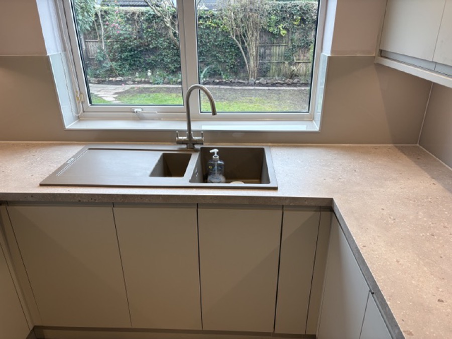 Finished kitchen makeover in Worcester