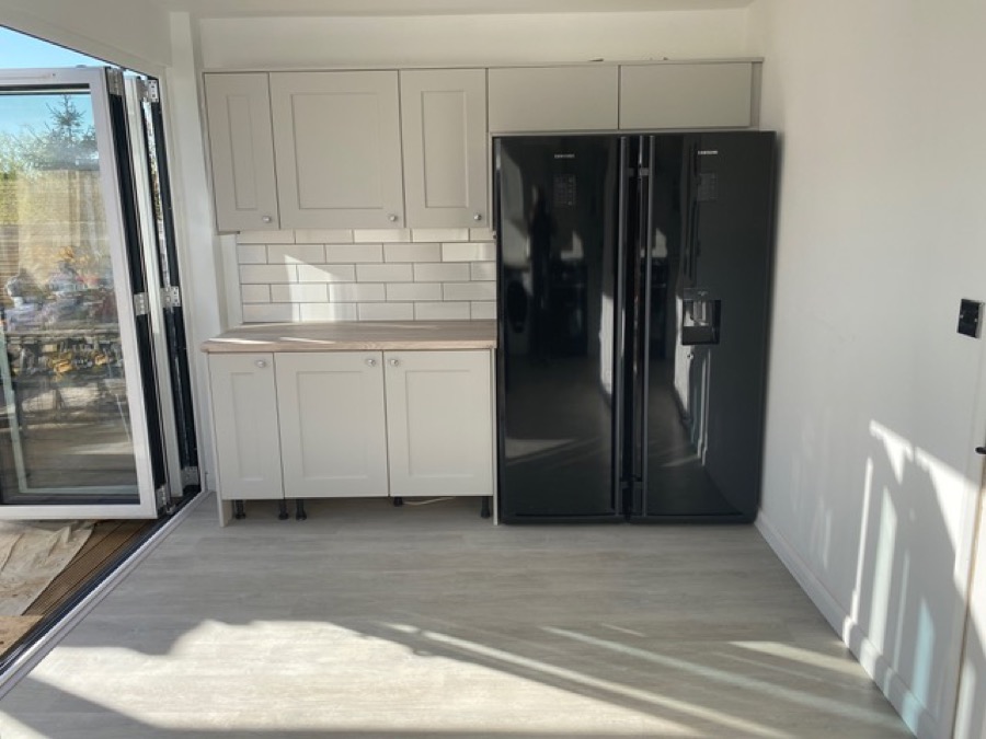Finished kitchen makeover in Worcester