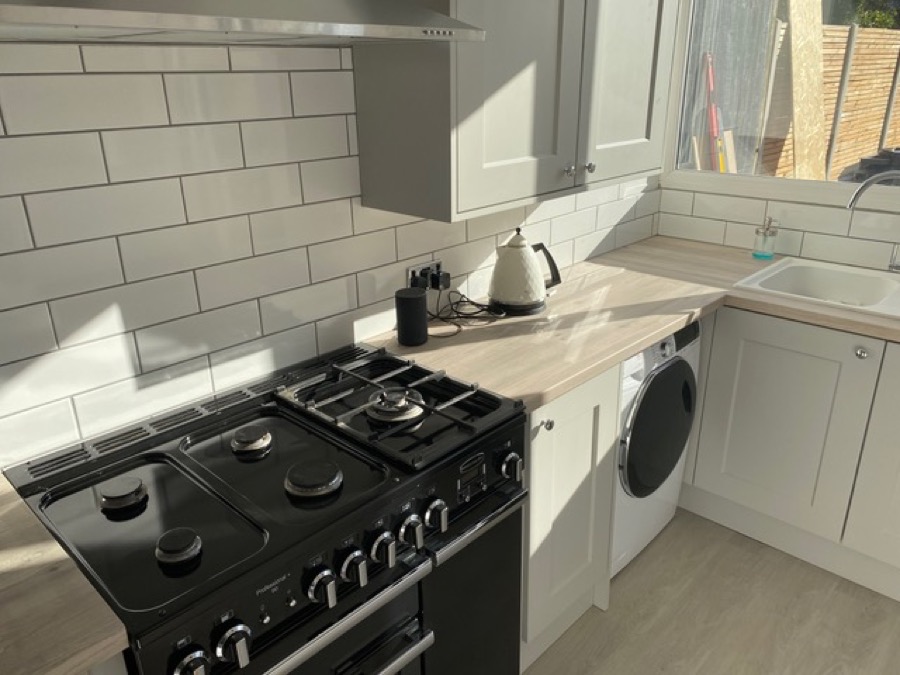 Finished kitchen makeover in Worcester